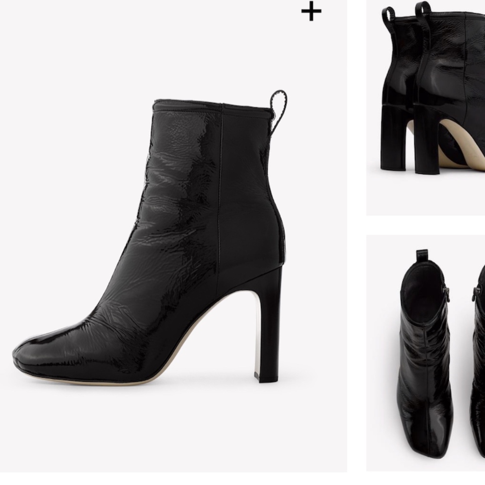 Rag and Bone Ellis Boot Sz 38 Patent Leather